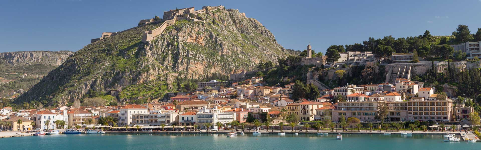Photo of Nafplio and the Palamidi castle